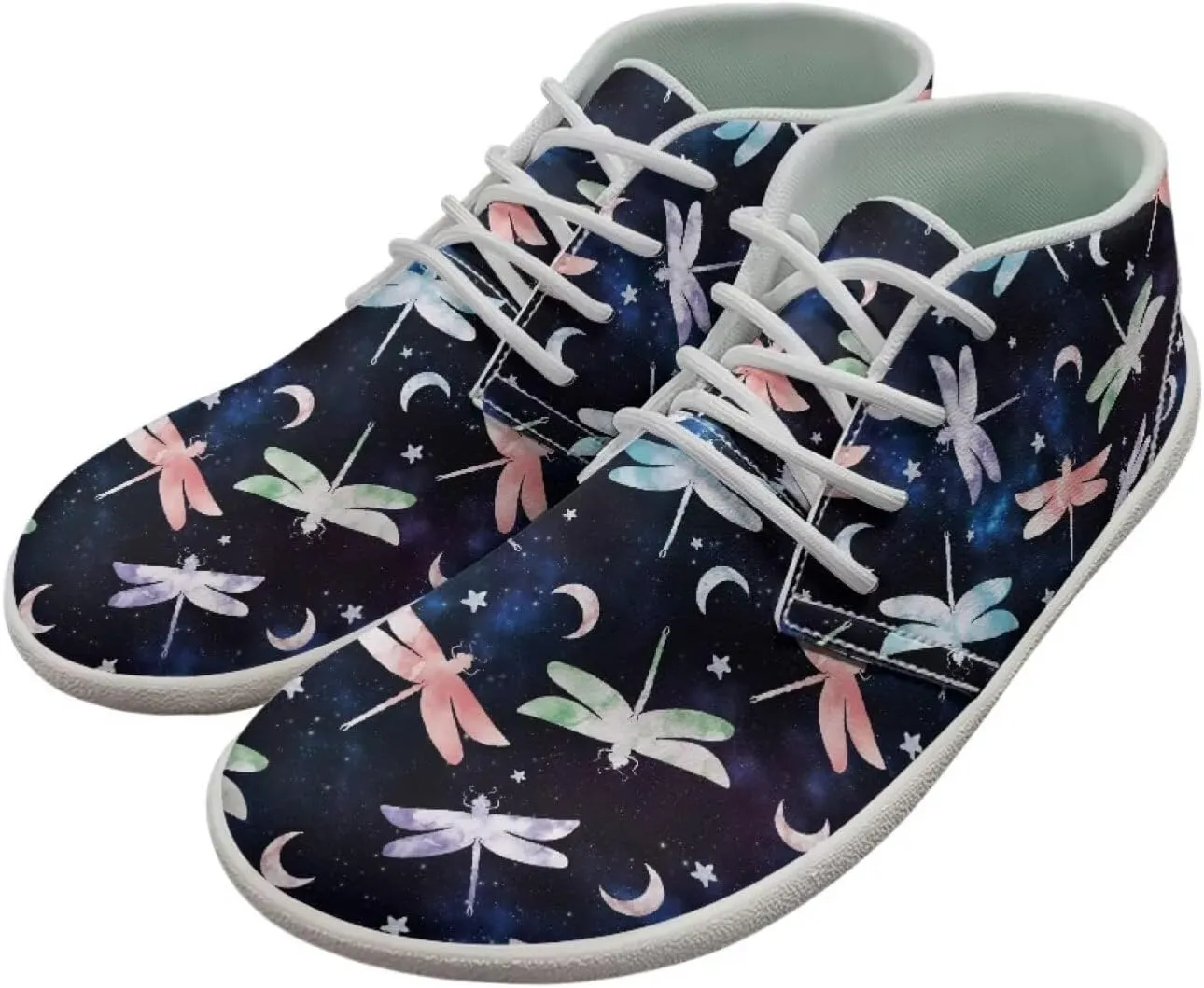 Howilath Butterfly & Dragonfly Barefoot Running Shoes Men, Wide Toe Box Low Zero Drop Sneaker Minimalist Shoes for Walking Hiking