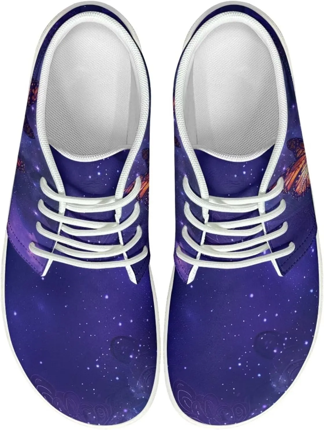 Howilath Butterfly & Dragonfly Barefoot Running Shoes Men, Wide Toe Box Low Zero Drop Sneaker Minimalist Shoes for Walking Hiking