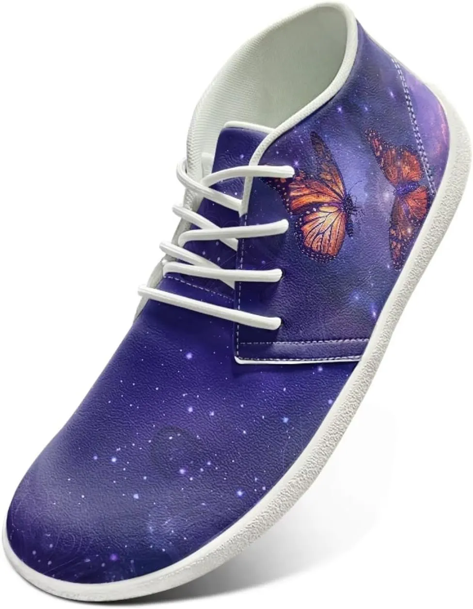 Howilath Butterfly & Dragonfly Barefoot Running Shoes Men, Wide Toe Box Low Zero Drop Sneaker Minimalist Shoes for Walking Hiking