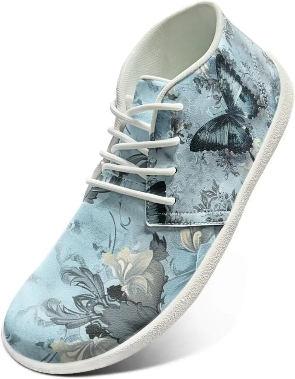 Howilath Butterfly & Dragonfly Barefoot Running Shoes Men, Wide Toe Box Low Zero Drop Sneaker Minimalist Shoes for Walking Hiking