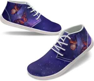 Howilath Butterfly & Dragonfly Barefoot Running Shoes Men, Wide Toe Box Low Zero Drop Sneaker Minimalist Shoes for Walking Hiking