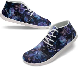 Howilath Butterfly & Dragonfly Barefoot Running Shoes Men, Wide Toe Box Low Zero Drop Sneaker Minimalist Shoes for Walking Hiking