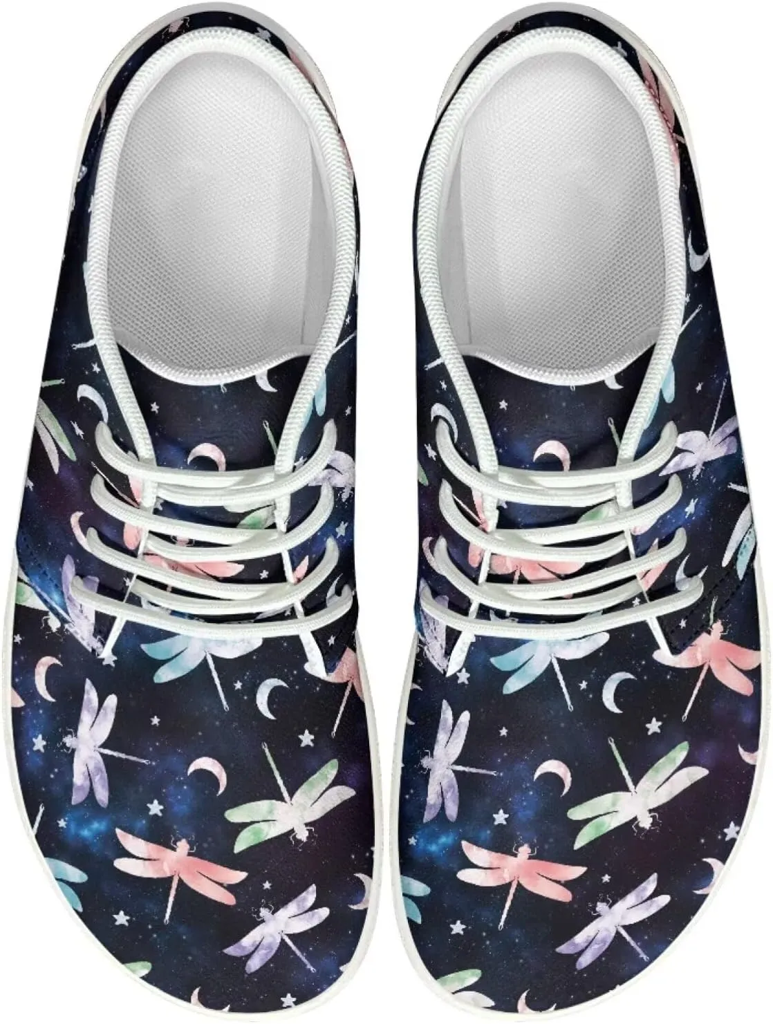 Howilath Butterfly & Dragonfly Barefoot Running Shoes Men, Wide Toe Box Low Zero Drop Sneaker Minimalist Shoes for Walking Hiking