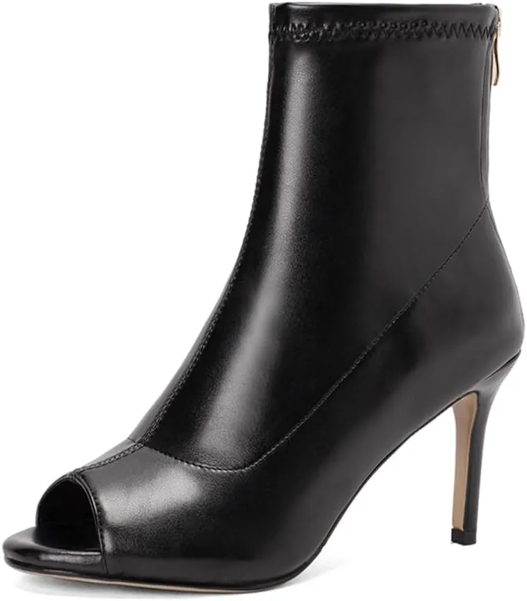 HROYL Zapatos de Baile Latino Mujer Zapatos de Baile de Saln Botas de Baile de Punta Abier
