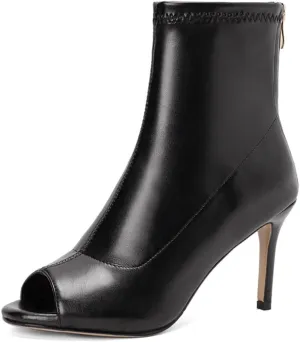 HROYL Zapatos de Baile Latino Mujer Zapatos de Baile de Saln Botas de Baile de Punta Abier