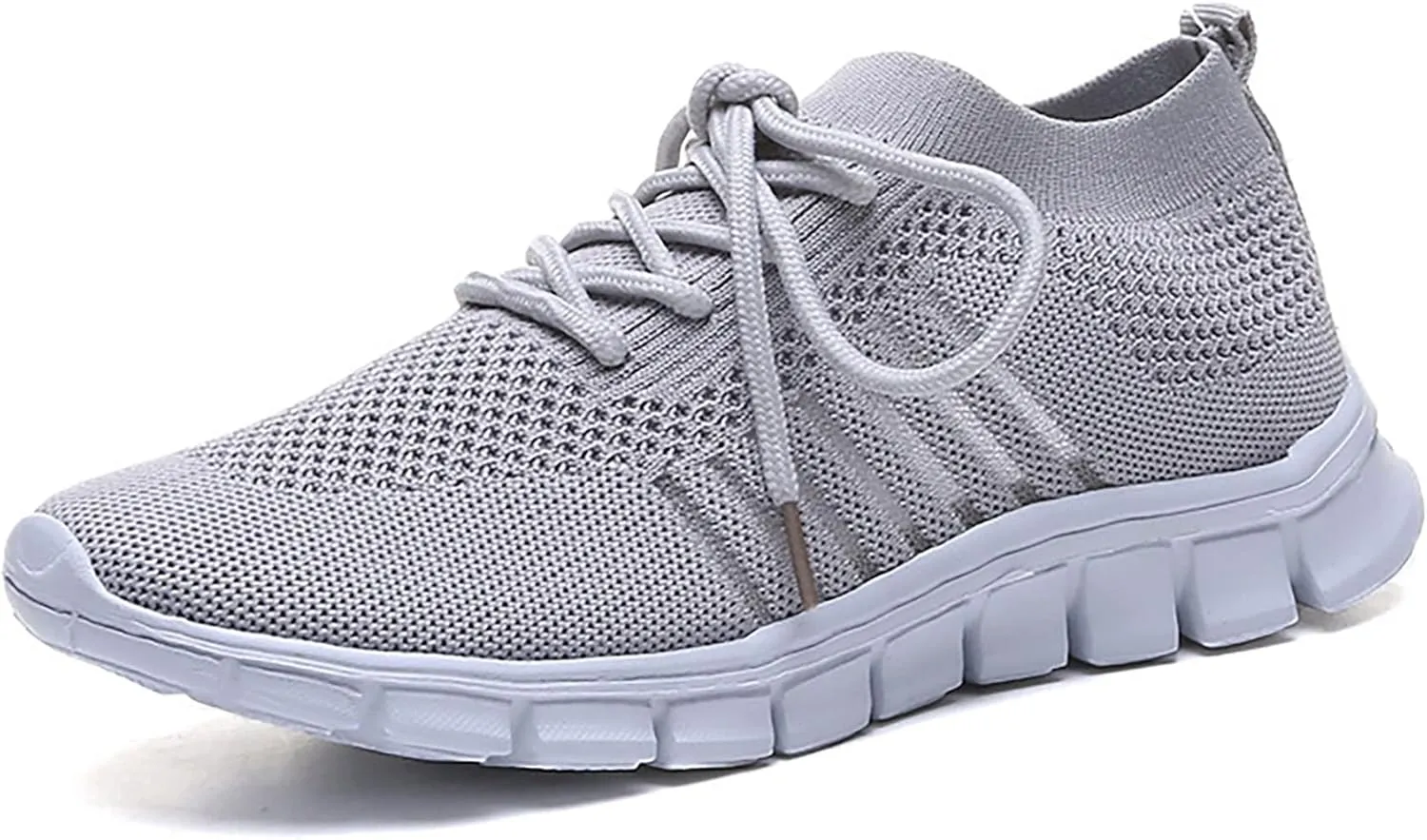 JITUUE Sneakers for Women Slip On Mesh Breathable Lace Up Casual Running Shoes