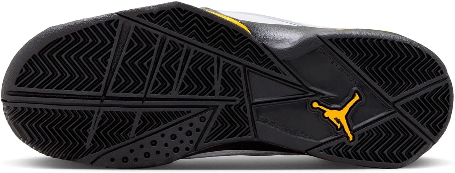 Jordan Big Kid's True Flight White/Black-Yellow Ochre (343795 107)