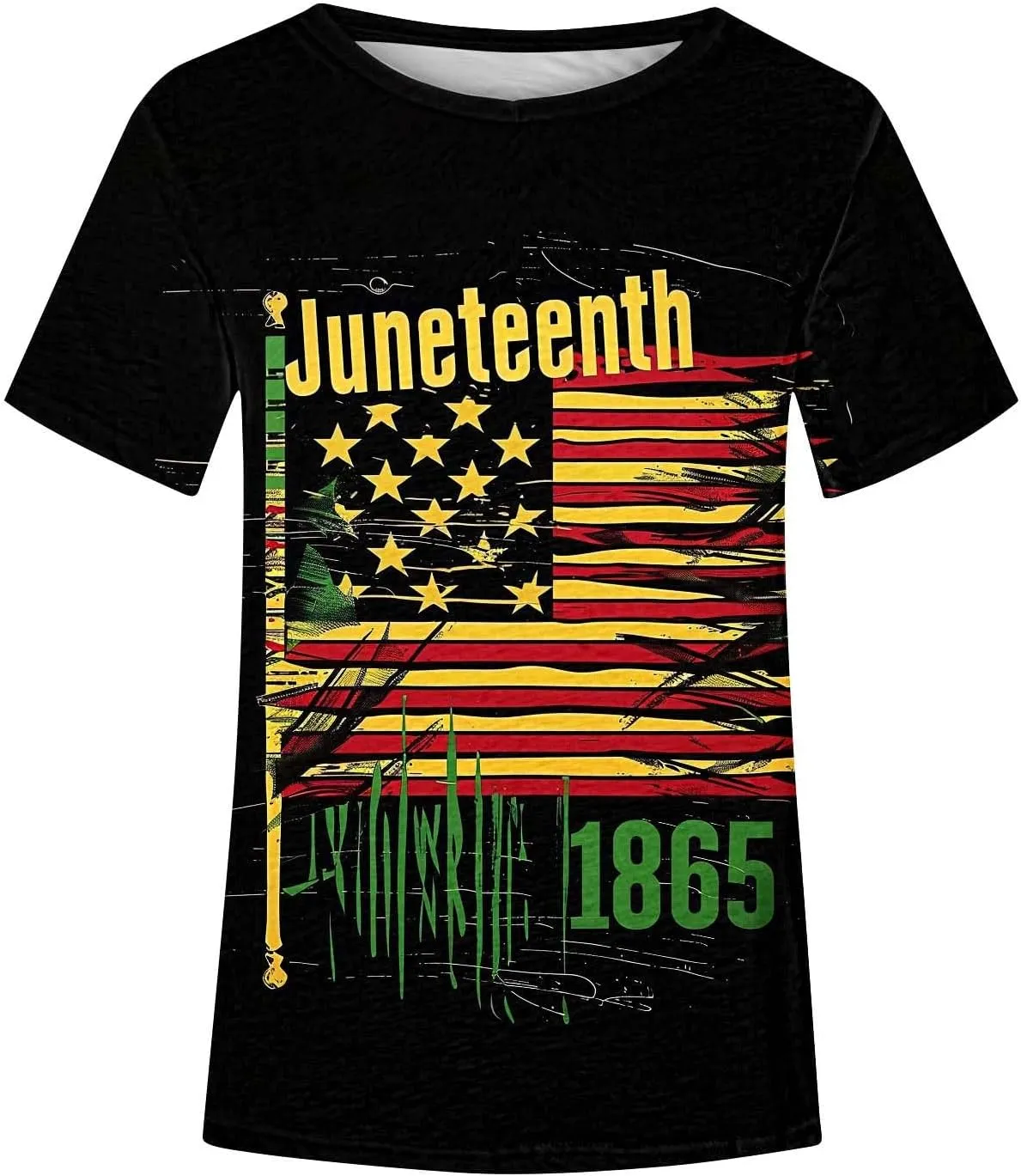 Juneteenth Shirts Women 1865 June 19 Freedom Day T-Shirt African American Pride Tee Tops Short Sleeve Crewneck Blouse