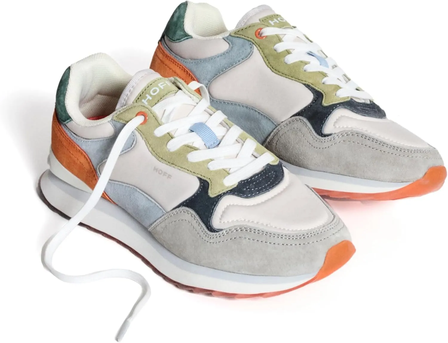 Kingston Womens Fashion Trainers in Grey Multicolour