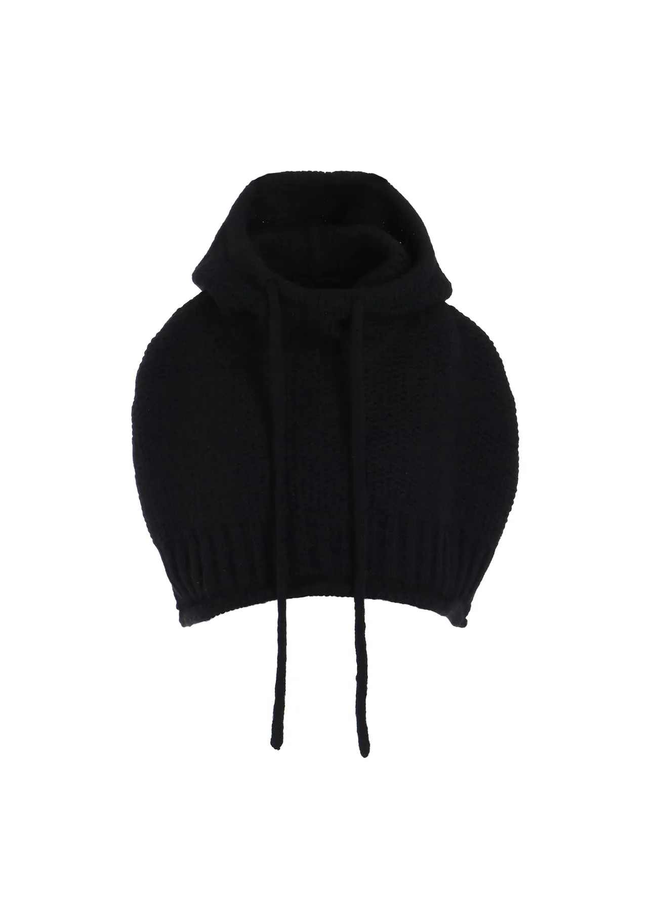 KNIT HOODED WARMER