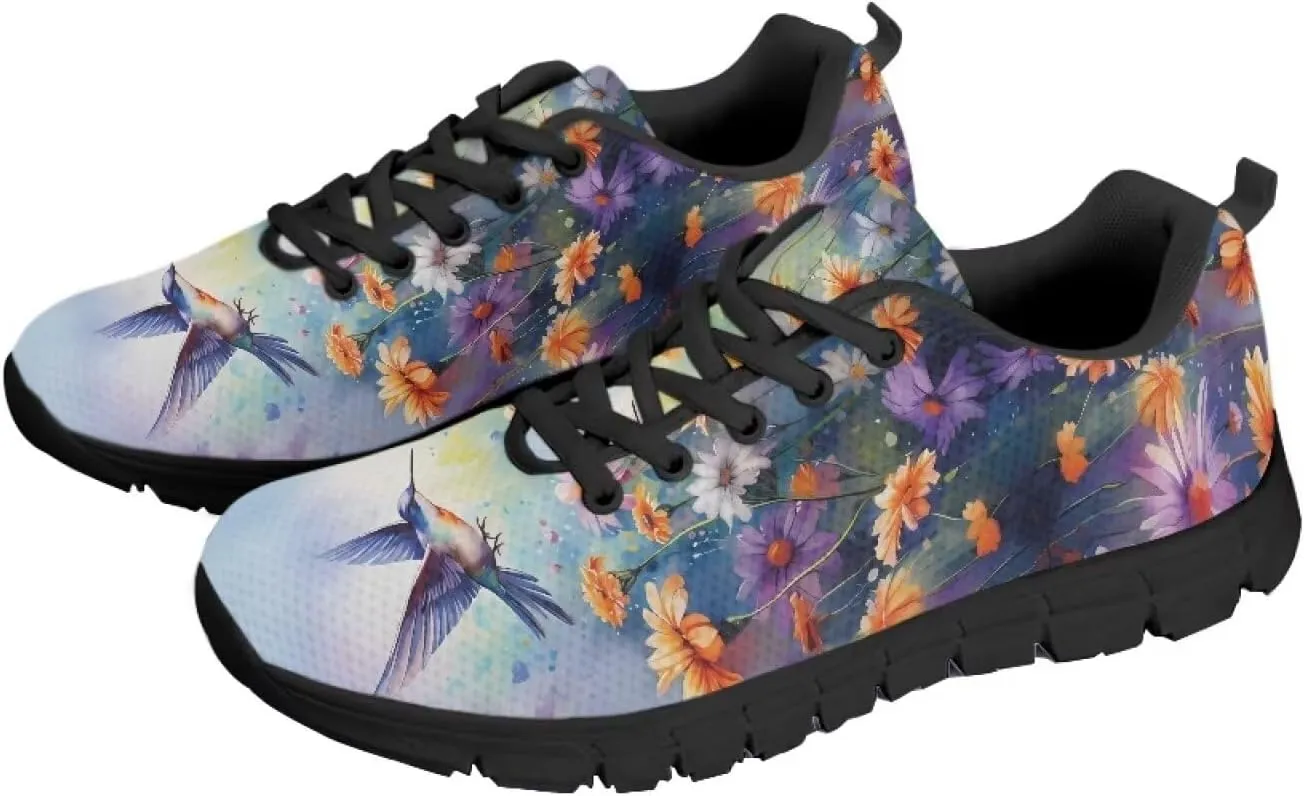 Kuiaobaty Walking Running Tennis Shoes Women's Fashion Sneakers Men's Athletic Shoes Lace-up Lightweight Breathable