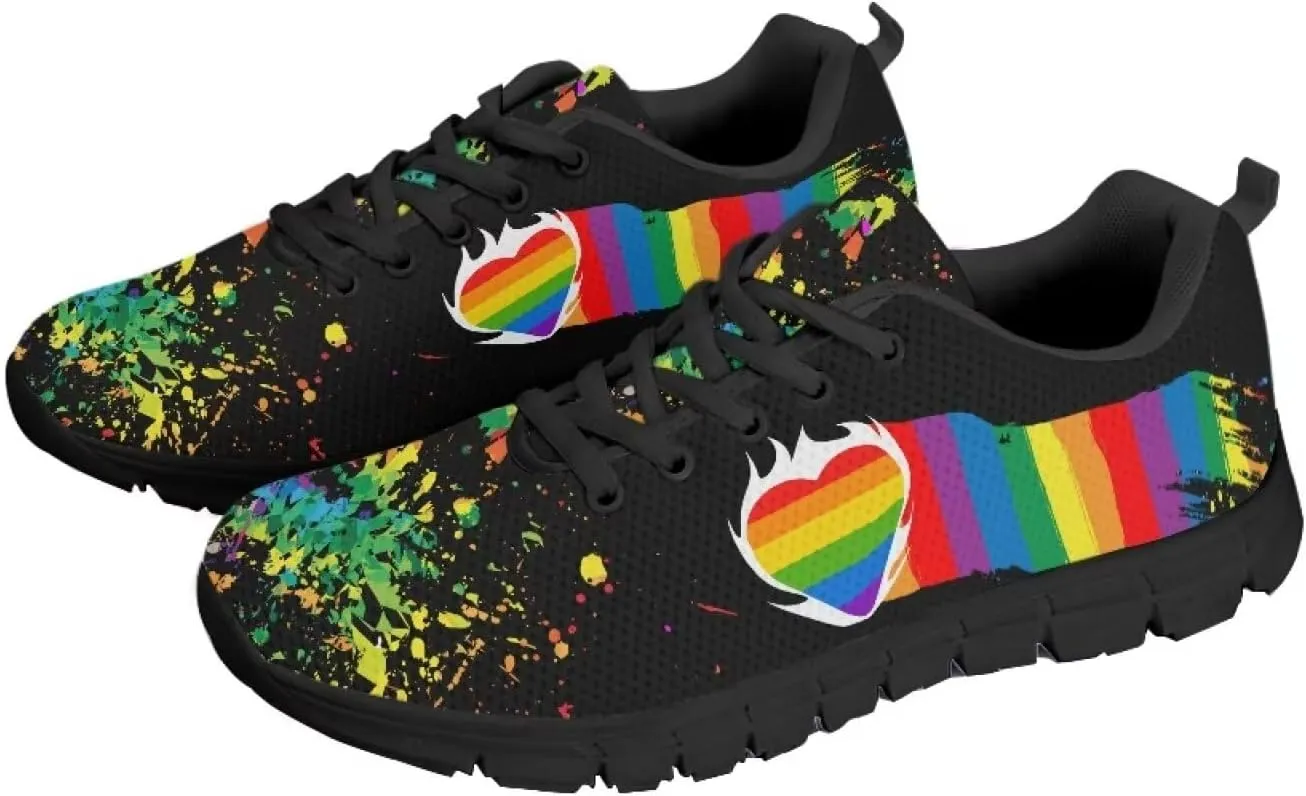 Kuiaobaty Women's Fashion Sneakers Men's Athletic Shoes Walking Running Tennis Shoes Lace-up Lightweight Breathable