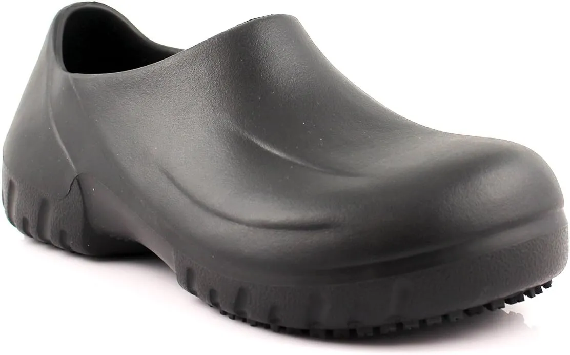 Laforst Atomic Mens Nonslip Comfortable Work Shoes for Men - Nursing - Chef - Waterproof Non Slip Pro Shoes  Free Socks