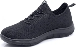 Laforst Jewel 3155 Womens Synthetic Mesh Upper Lace Up Slip Resistant Server Waitress Slip On Sneaker Free Socks