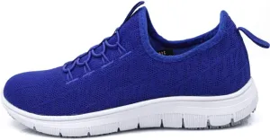 Laforst Jewel 3155 Womens Synthetic Mesh Upper Lace Up Slip Resistant Server Waitress Slip On Sneaker Free Socks