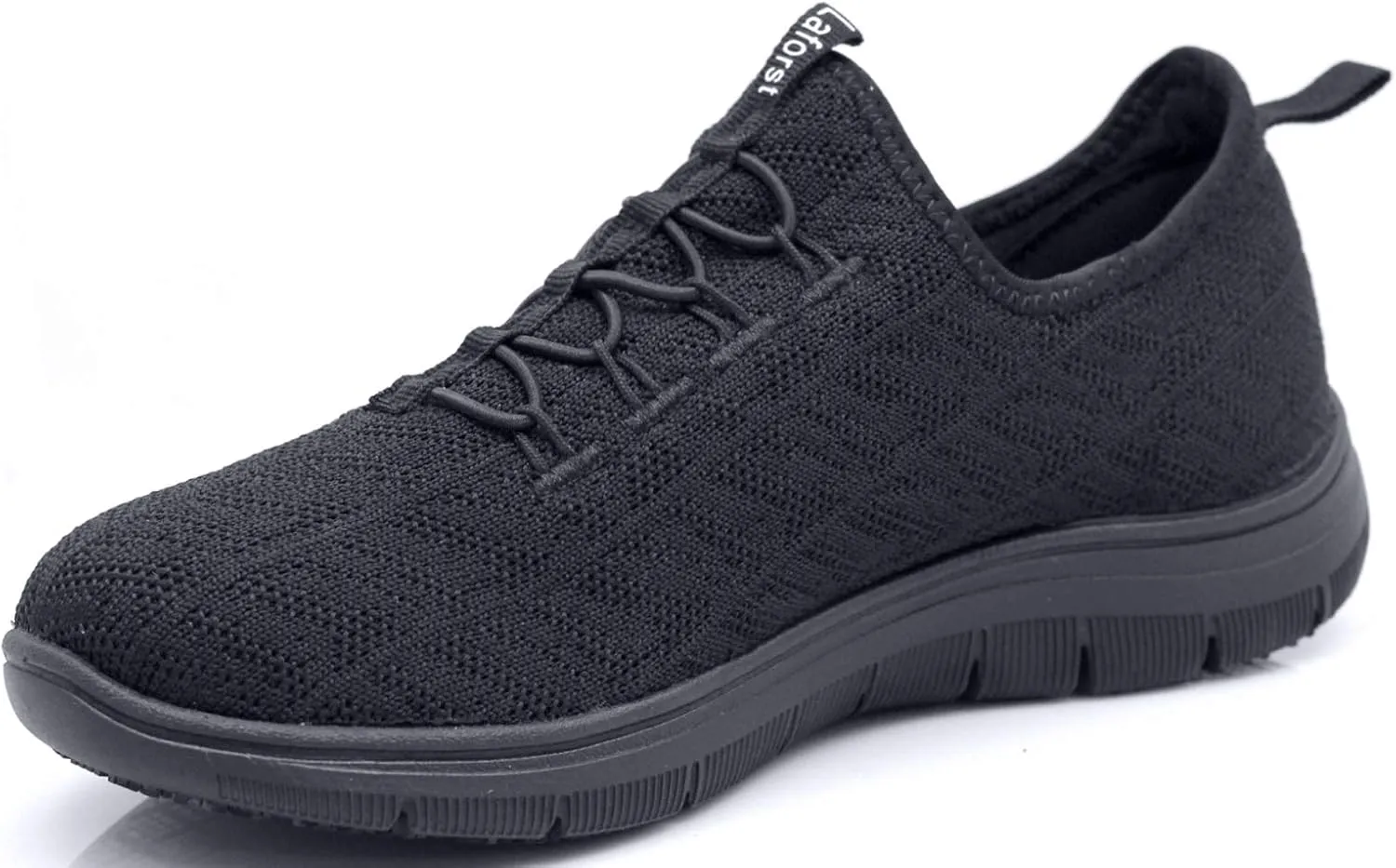 Laforst Jewel 3155 Womens Synthetic Mesh Upper Lace Up Slip Resistant Server Waitress Slip On Sneaker Free Socks