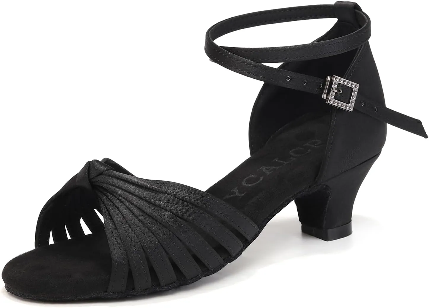 Latin Ballroom Dance Shoes Girls Latin Dance Shoes Low Heels Salsa Tango Professional Performance Practice Dance Shoes for Girls Kids