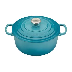 Le Creuset 5.5 QT Signature Round Dutch Oven - Caribbean