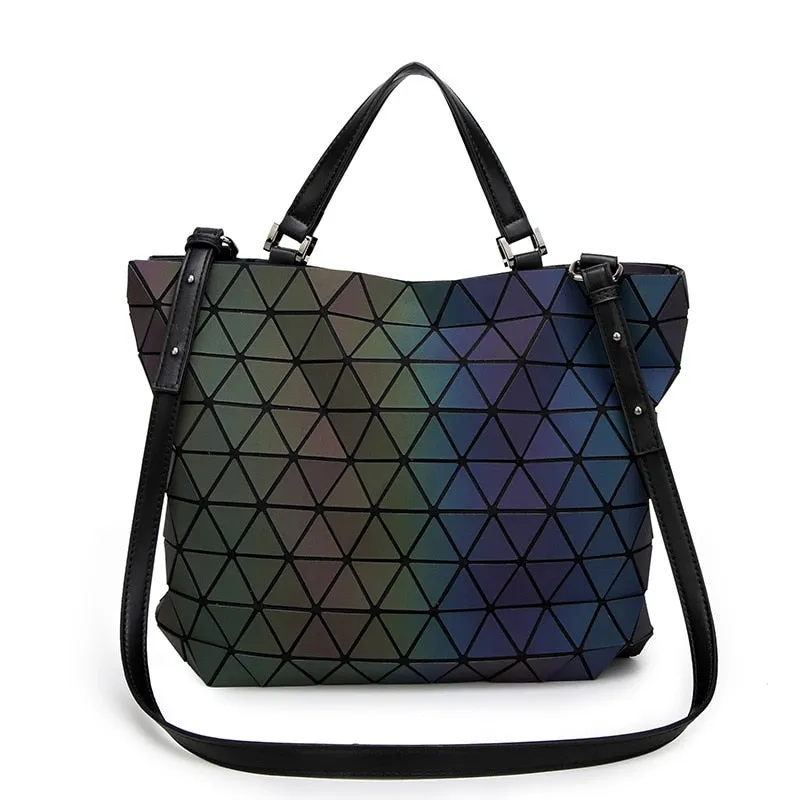 Luminous Black Diamond Handbag