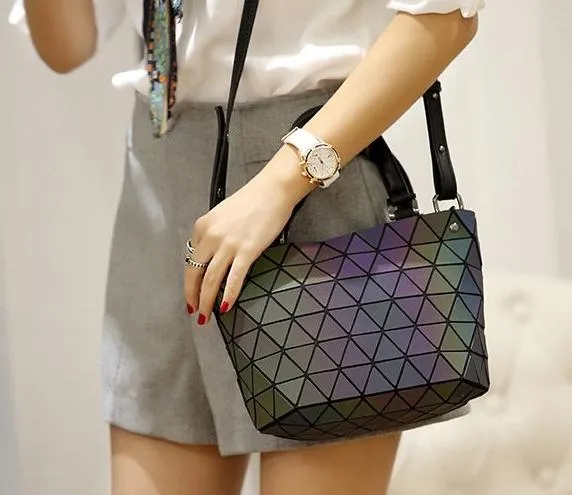 Luminous Black Diamond Handbag