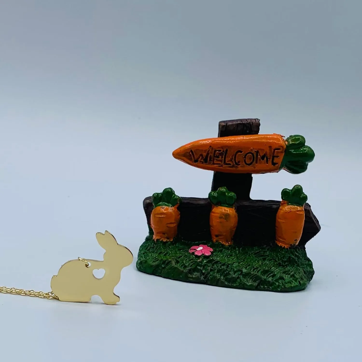 Mall of Style Bunny Jewelry - Easter Necklace for Women - Easter Jewelry - Rabbit Pendant