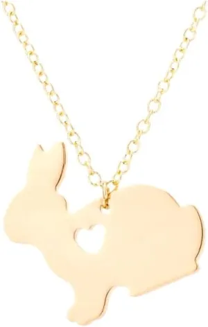 Mall of Style Bunny Jewelry - Easter Necklace for Women - Easter Jewelry - Rabbit Pendant