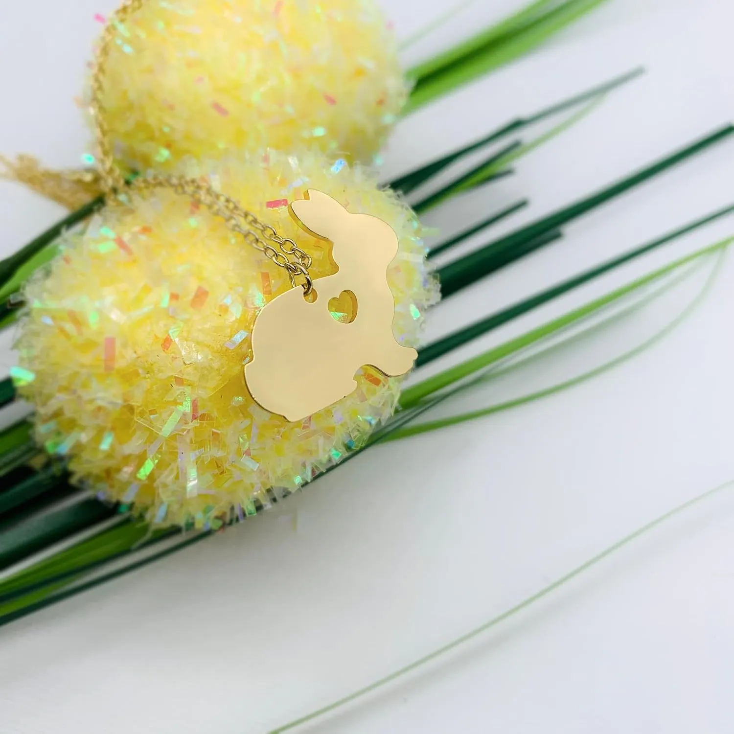 Mall of Style Bunny Jewelry - Easter Necklace for Women - Easter Jewelry - Rabbit Pendant