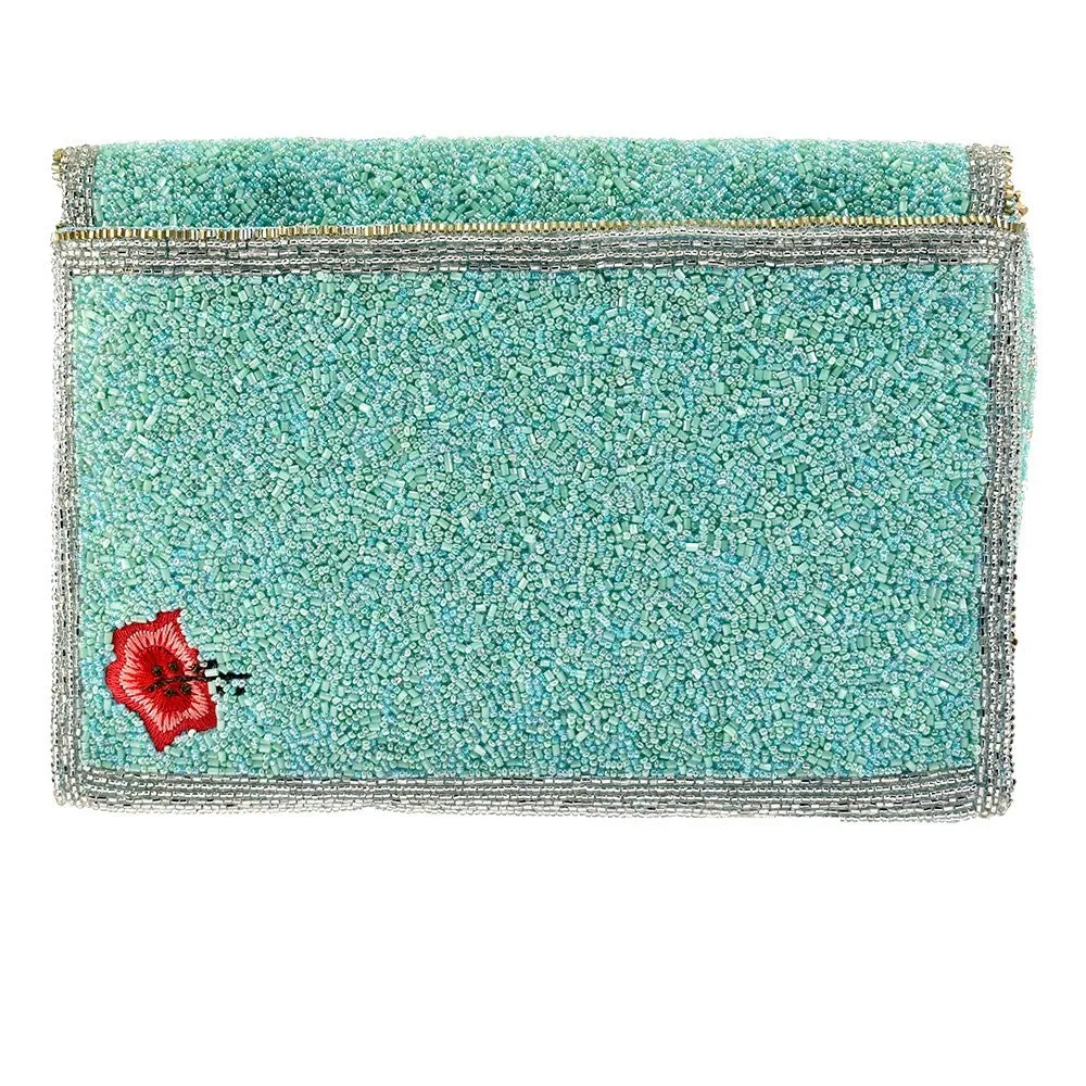 Mary Frances Ariel Disney The Little Mermaid Beaded Cross body Clutch