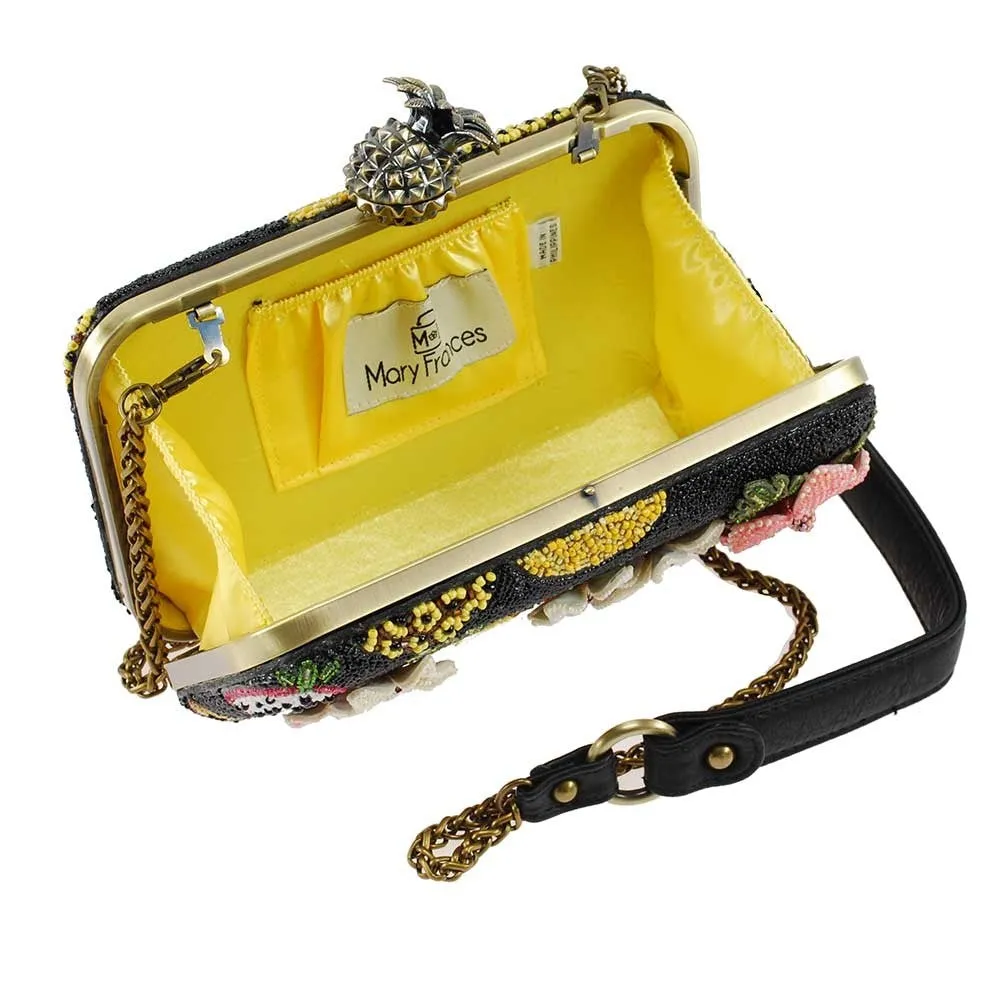 Mary Frances Fruitful Life Beaded Cross body Handbag