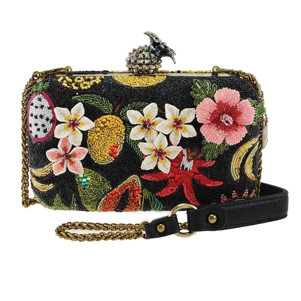 Mary Frances Fruitful Life Beaded Cross body Handbag