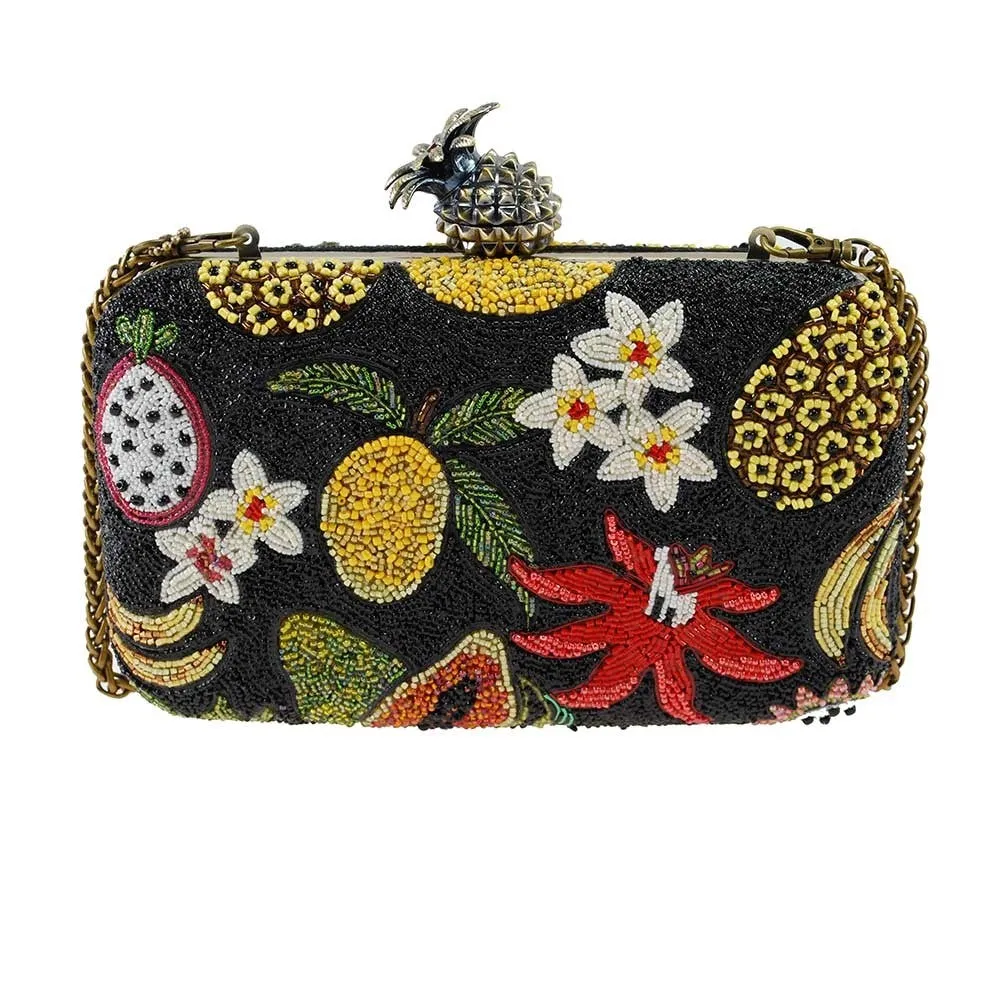 Mary Frances Fruitful Life Beaded Cross body Handbag