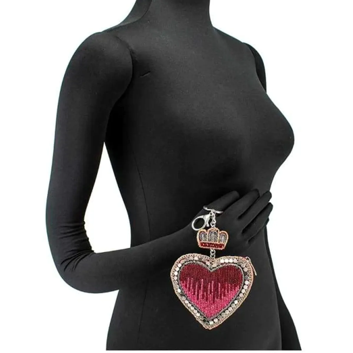Mary Frances Have a Heart Coin Purse/Key Fob S001-709