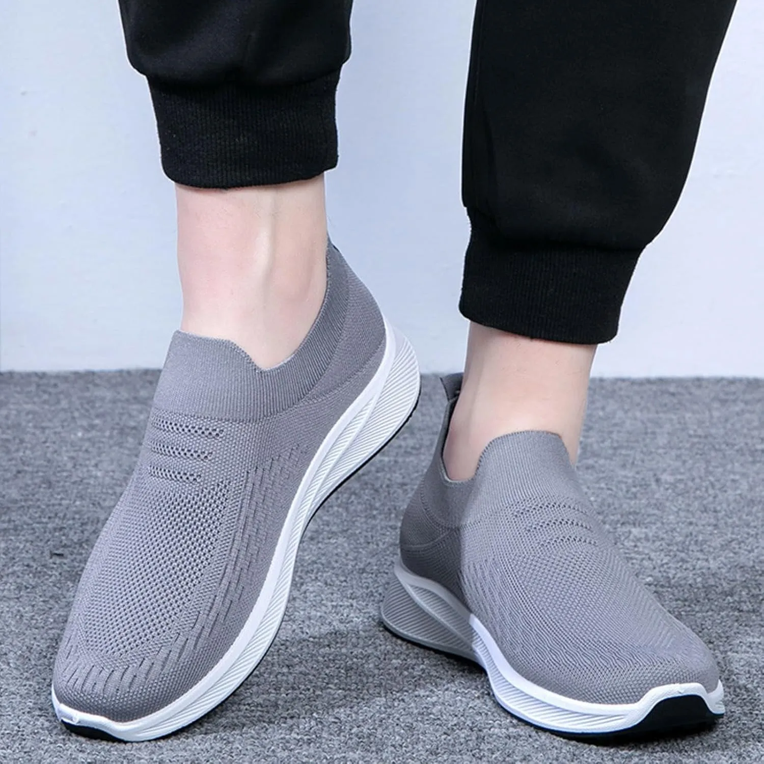 Mens Athletic Shoes Men's Shoes Walking Shoe for Men Slip on Shoe for Men Comfortable Running Trail Sneaker