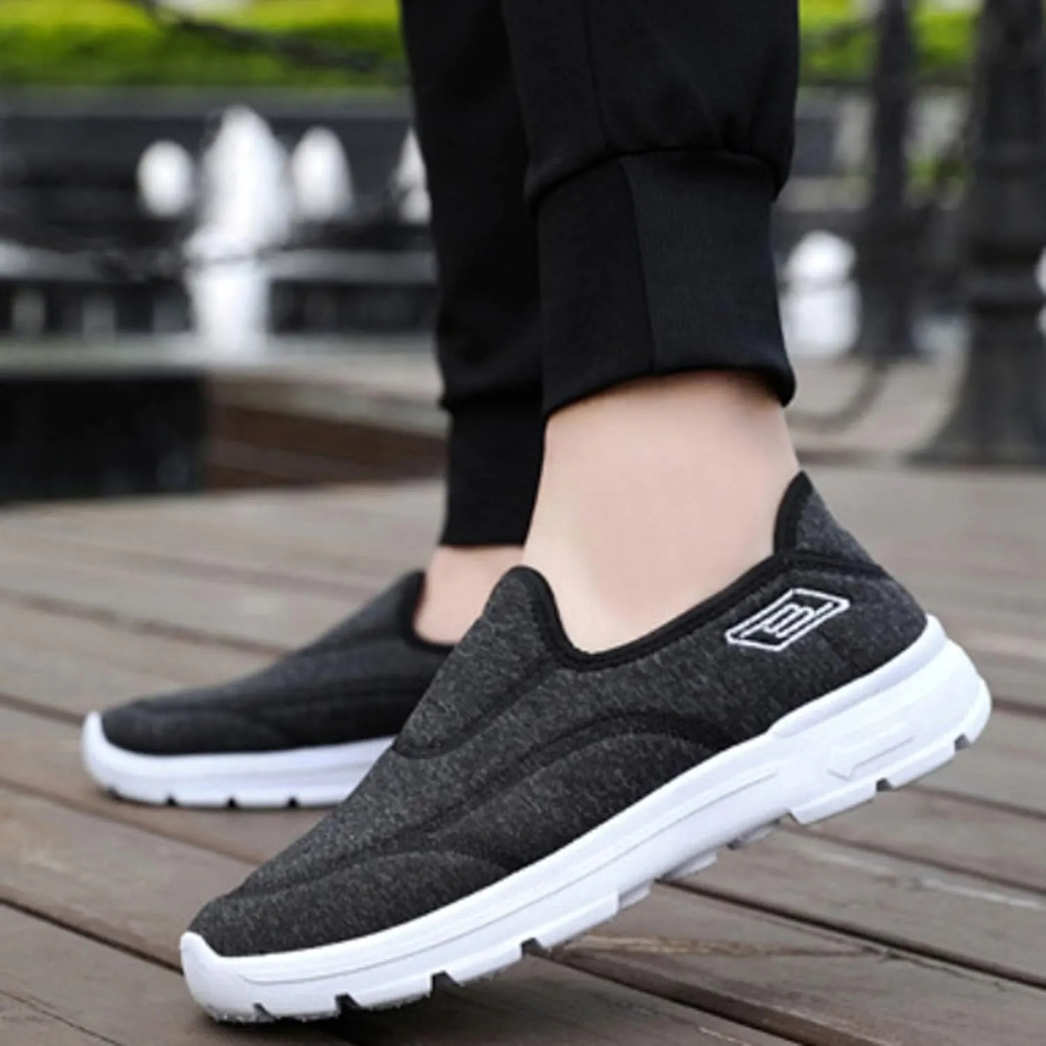 Men's Fashion Sneakers Mens Slip on Shoes Tennis Shoe for Men Shoe for Men Mesh Athletic Gym Sneaker