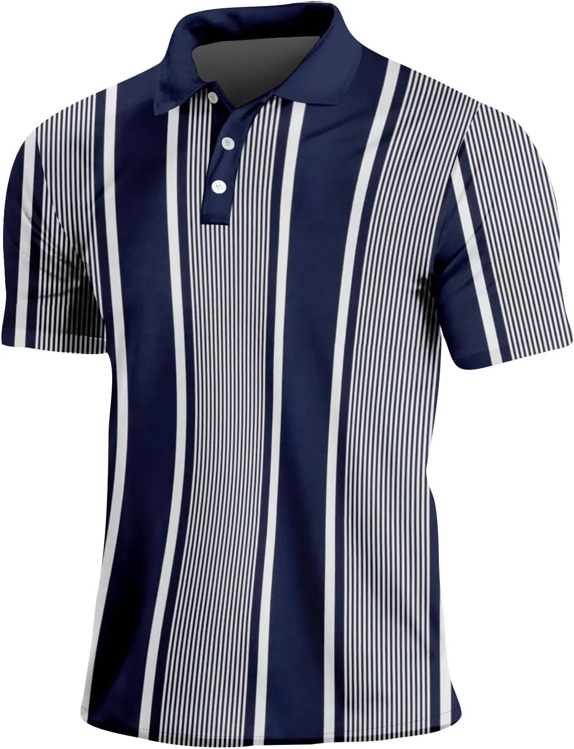 Men's Golf Polo Shirts Crewneck Dry Fit Slim Fit Soft Work Summer Shirts