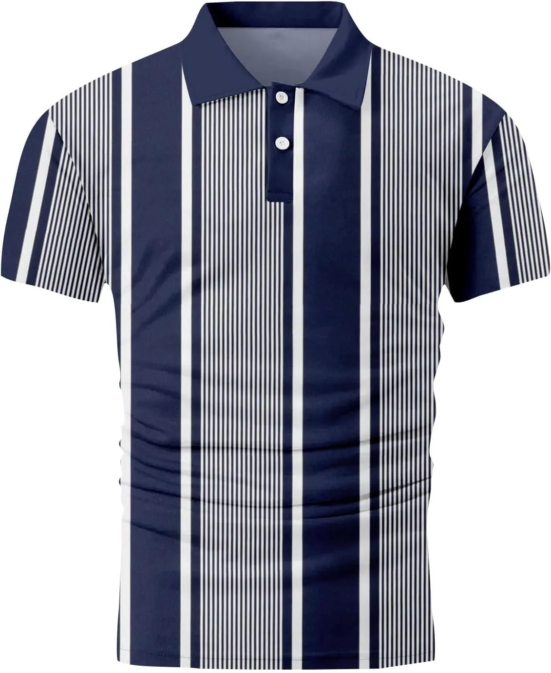 Men's Golf Polo Shirts Crewneck Dry Fit Slim Fit Soft Work Summer Shirts