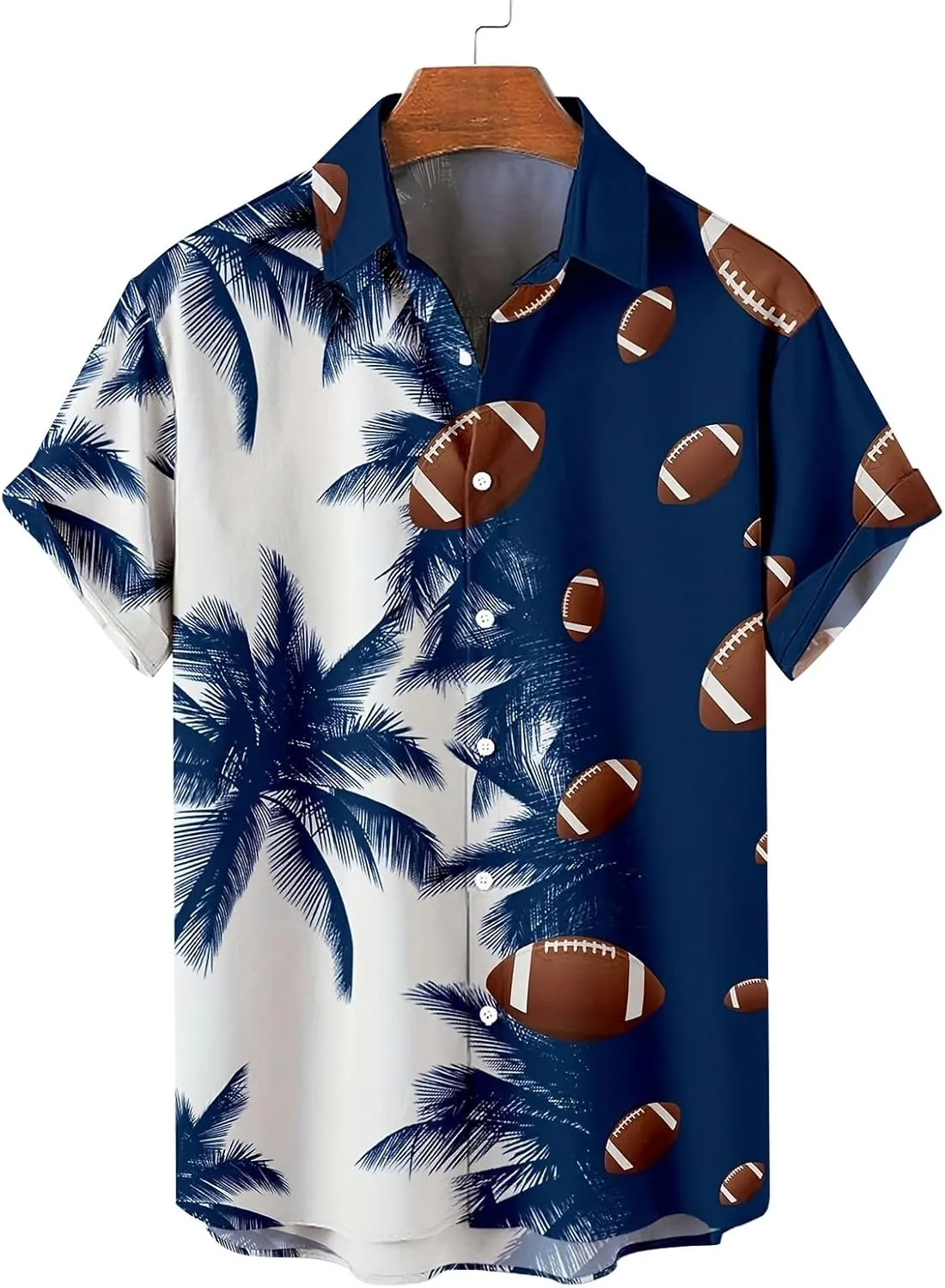 Men's Hawaiian Floral Shirts Cotton Linen Beach Flower Shirt and Long Suits Mens Printed Summer Beach Casual