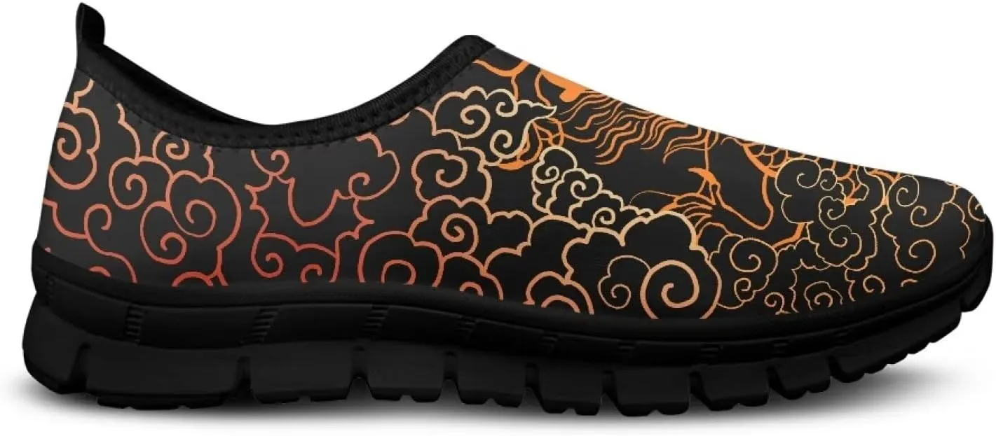 Mens Slip On Walking Shoes Non Slip Tennis Shoes Lightweight Breathable Mesh Fashion Workout Gym Running Sneakers US Size 5-14