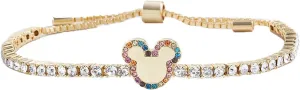 Mickey Mouse Silhouette Tennis Bracelets - Disney Jewelry & Accessories, Stacking Bracelet, Womens Fashion Jewelry