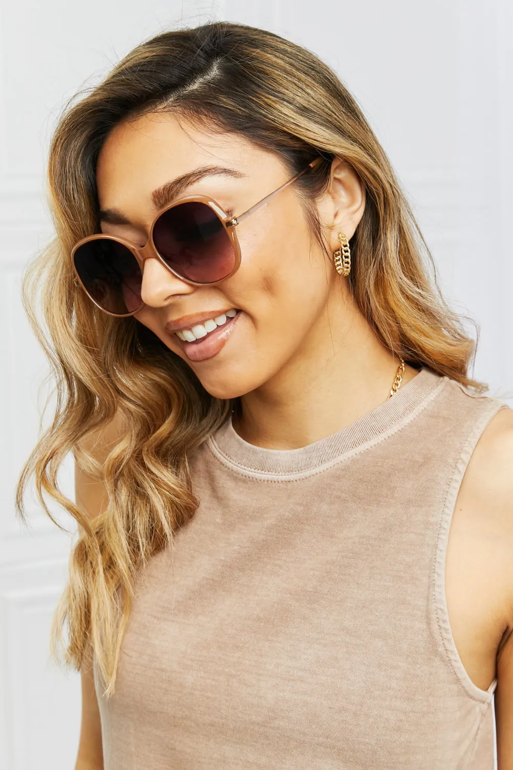 New Hybrid Full Rim Sunglasses