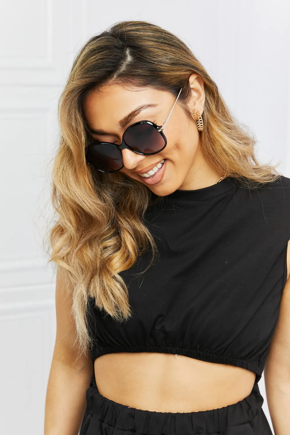 New Hybrid Full Rim Sunglasses