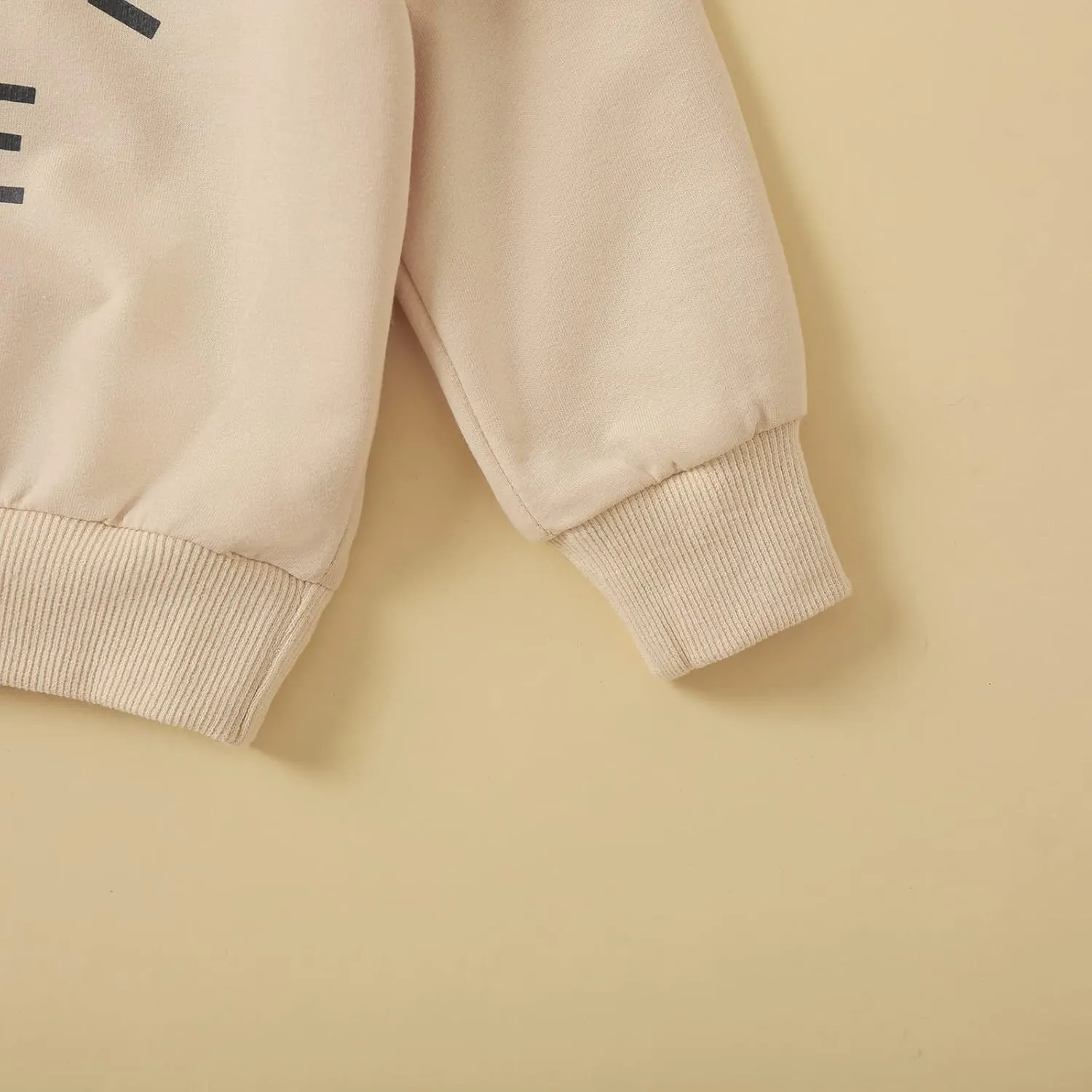 Newborn Baby Boy Fall Clothes Long Sleeve Round Neck Letter Print Sweatshirt Top Long Pants Cute Toddler Winter Outfits