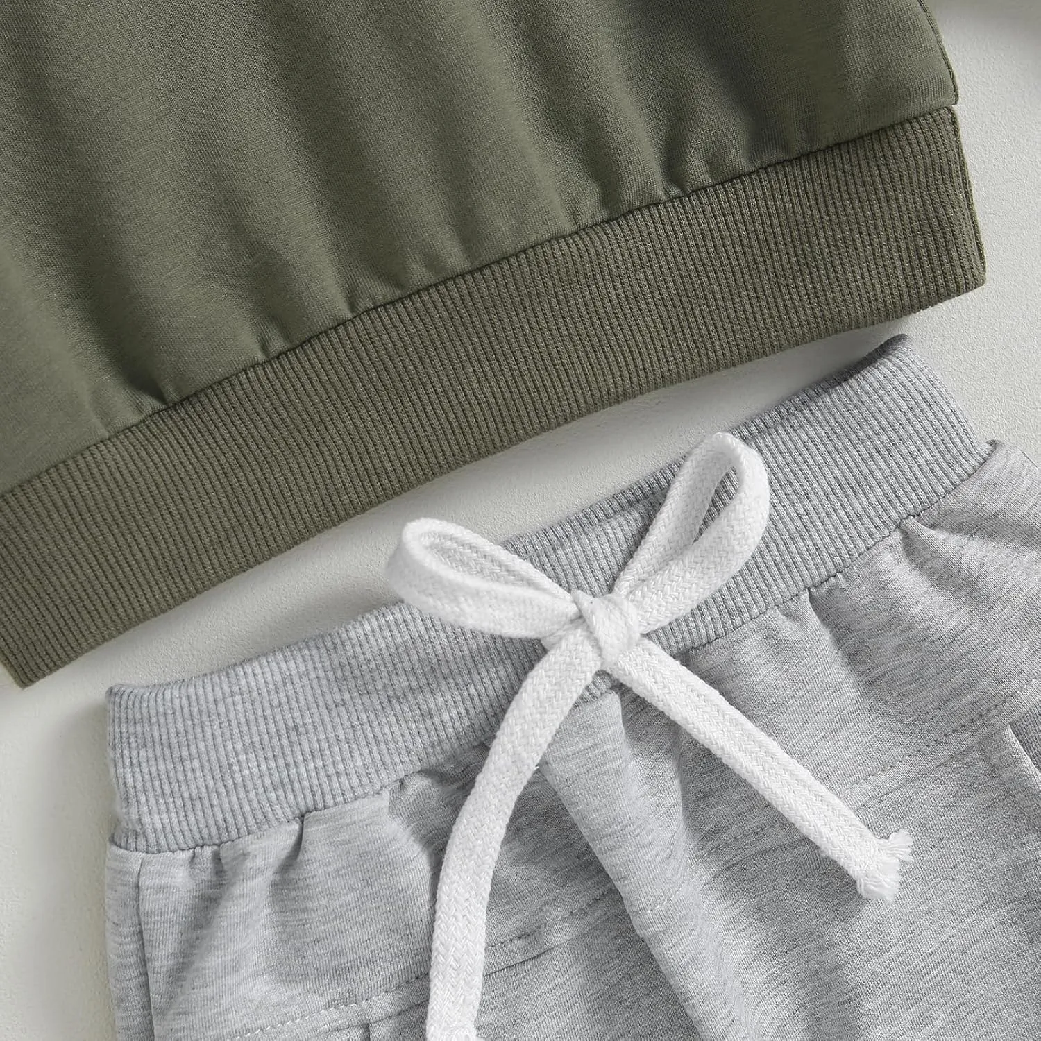 Newborn Baby Boy Fall Clothes Long Sleeve Round Neck Letter Print Sweatshirt Top Long Pants Cute Toddler Winter Outfits