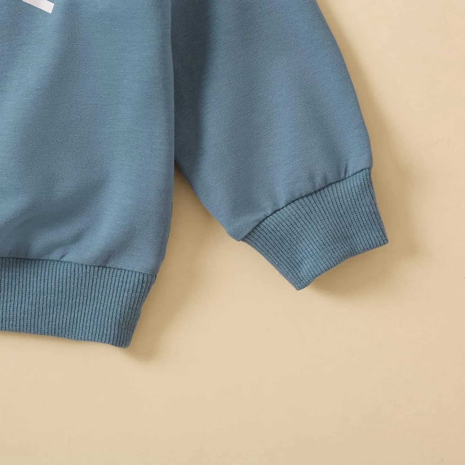 Newborn Baby Boy Fall Clothes Long Sleeve Round Neck Letter Print Sweatshirt Top Long Pants Cute Toddler Winter Outfits