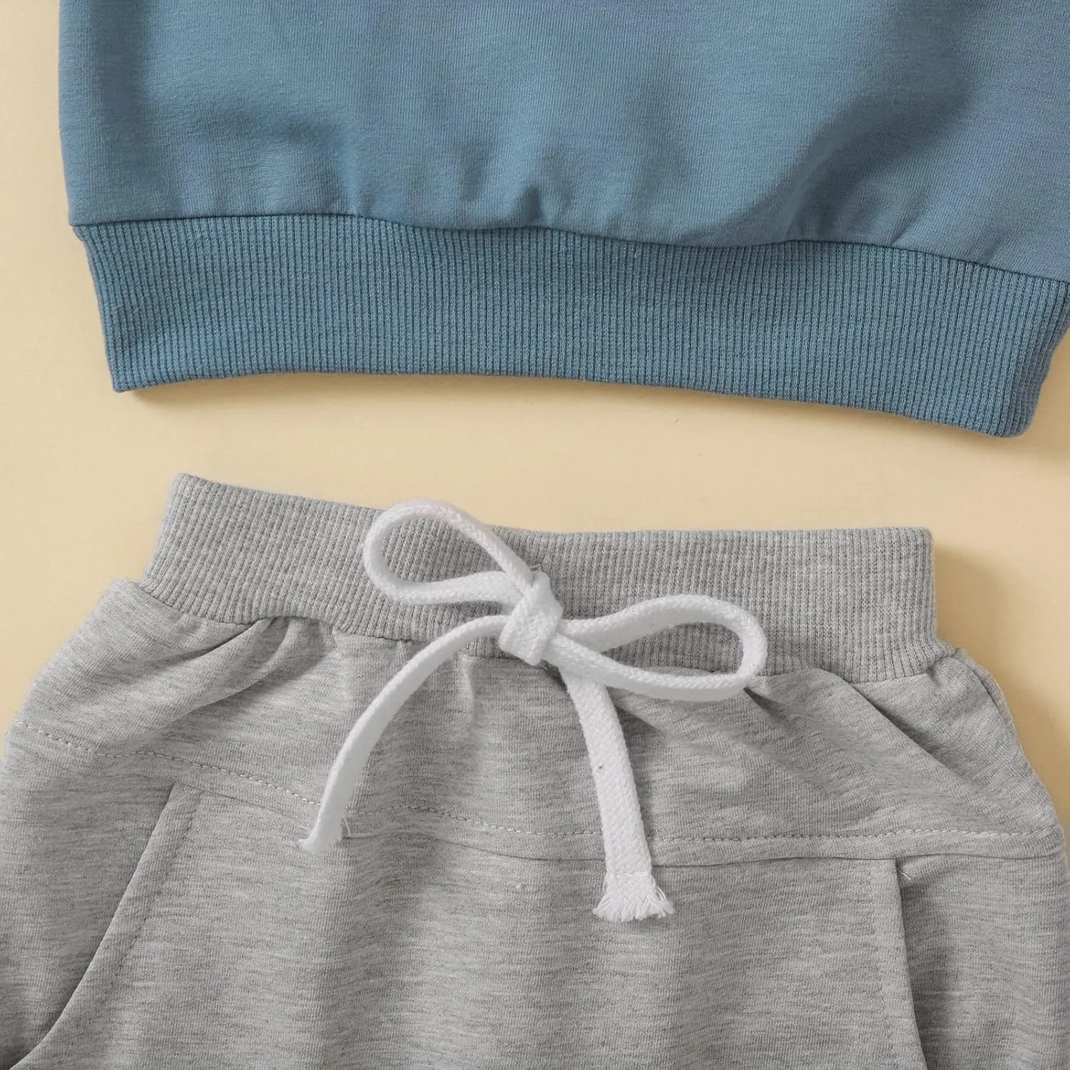 Newborn Baby Boy Fall Clothes Long Sleeve Round Neck Letter Print Sweatshirt Top Long Pants Cute Toddler Winter Outfits