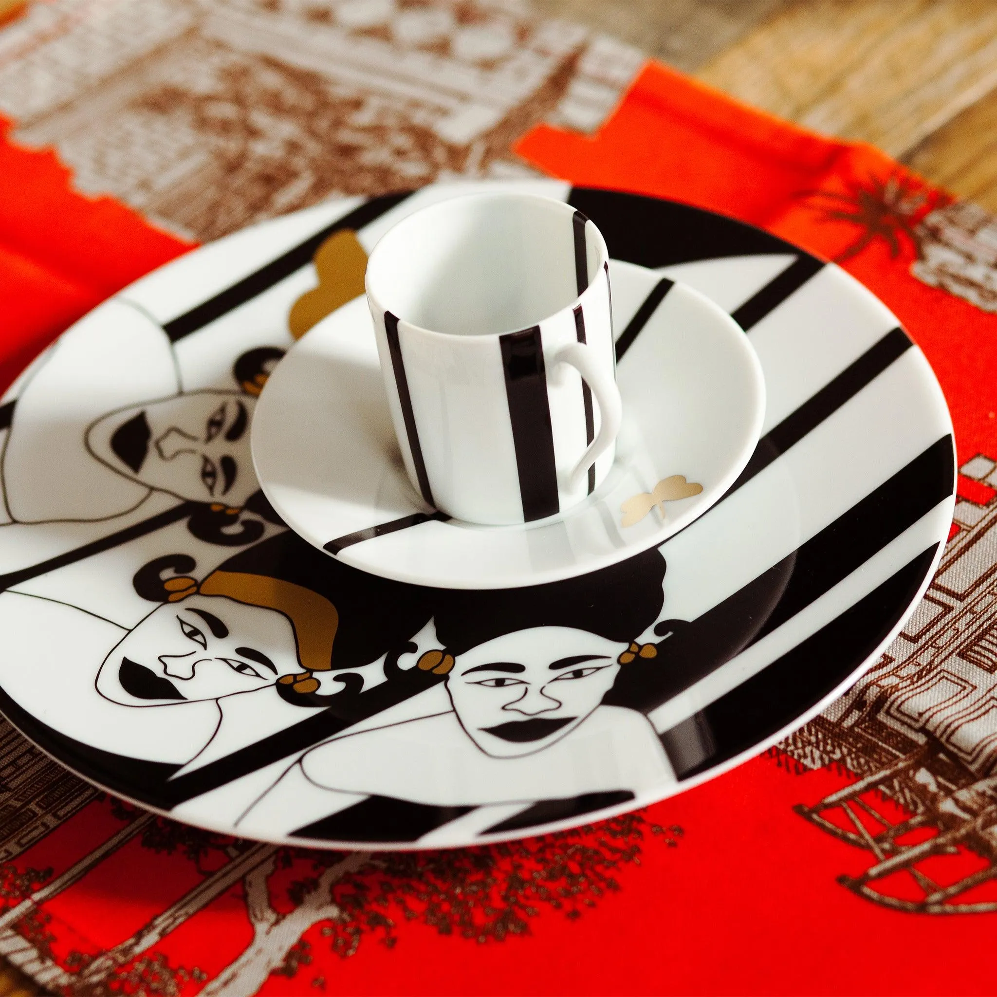 Nguka Espresso Cup and Saucer - 2 Set