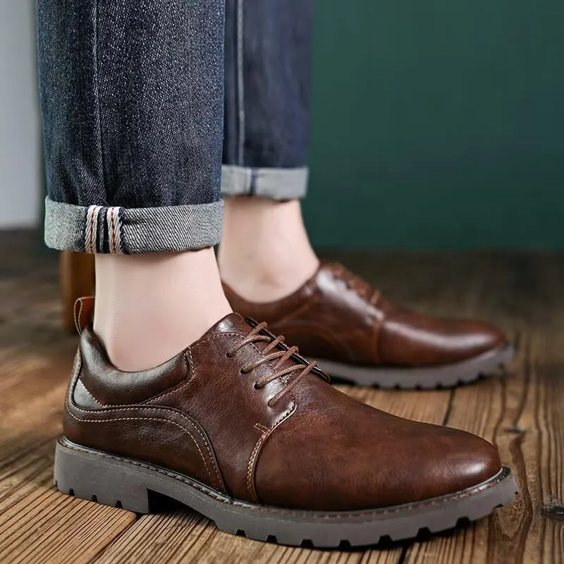 Non Slip Dress Shoes for Men Retro Business Classic Dressy Shoe Hiking Workout Outdoor Sneakers Footwear