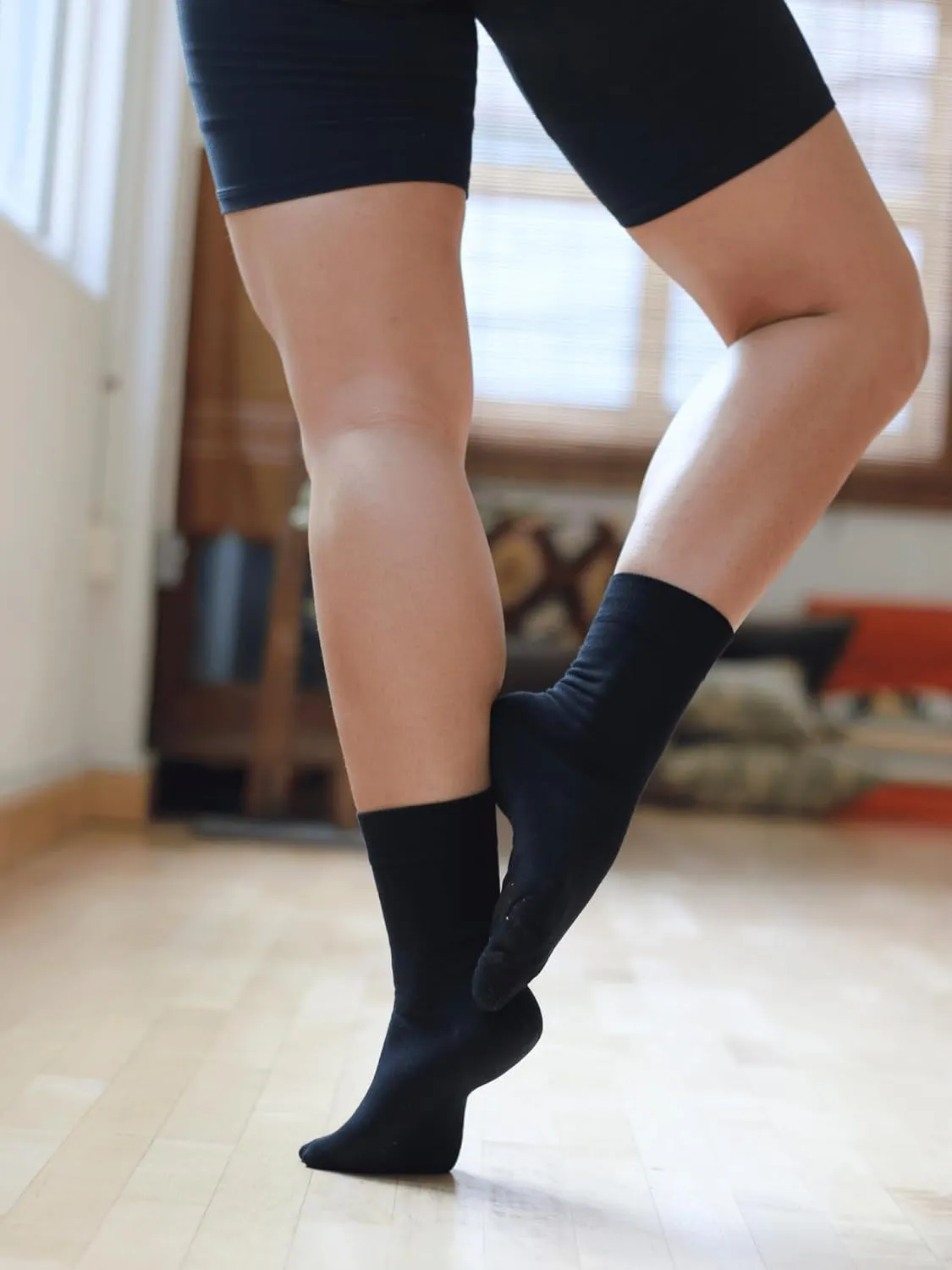 Non-Slip Socks for Dancers Contemporary Jazz Ballet Unisex Skin Tone Women Men