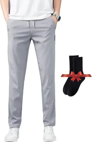 Palcomfy Pants for Men, Unisex Quick Dry Pull-on Stretch Pants Palcomfy Glide Pants, Palcomfy Senior Pants Gildepants