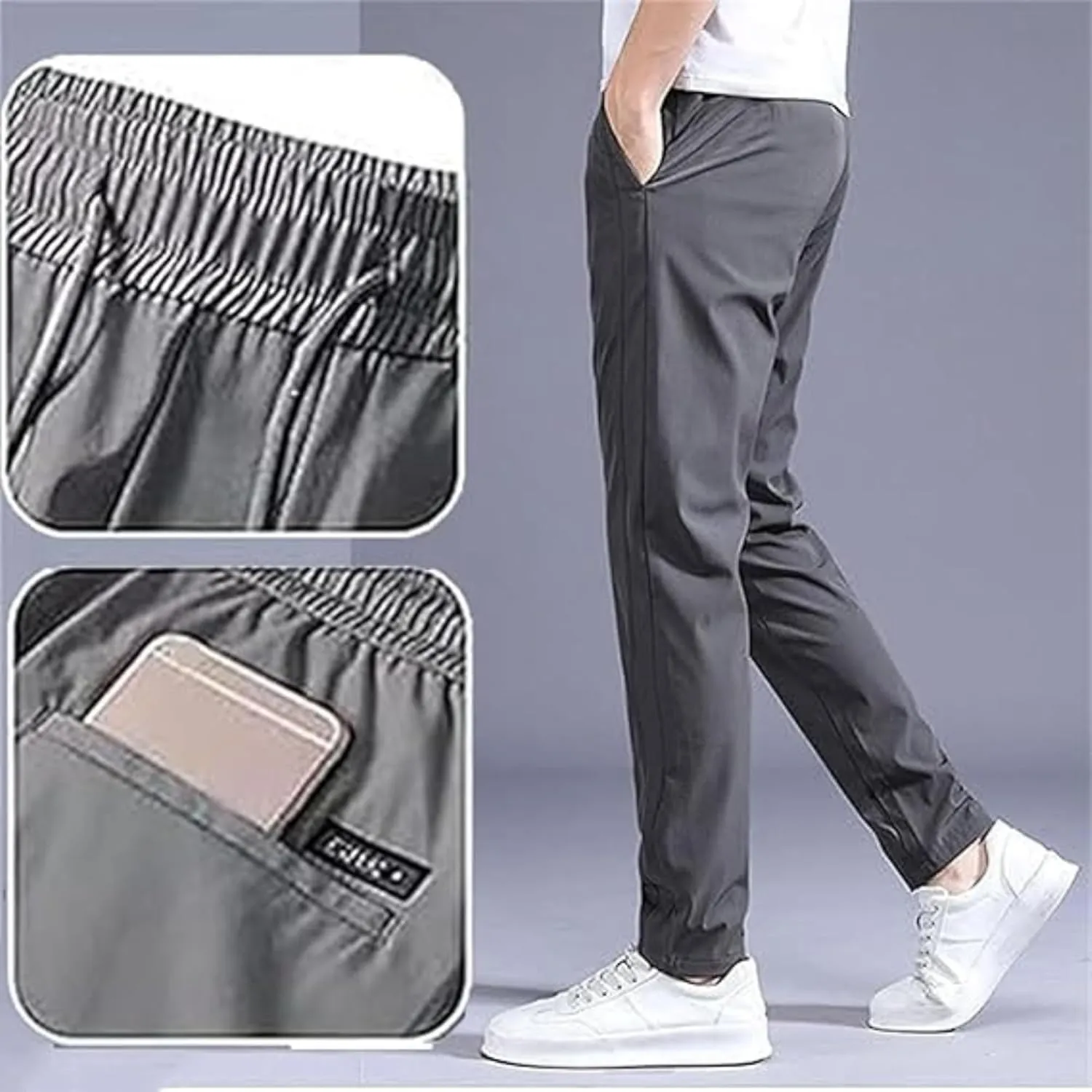 Palcomfy Pants for Men, Unisex Quick Dry Pull-on Stretch Pants Palcomfy Glide Pants, Palcomfy Senior Pants Gildepants